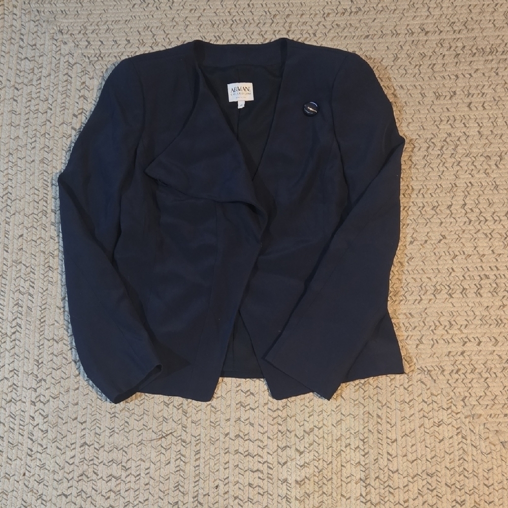 Armani Collezioni Dark Blue‎ Women's Blazer IT 44/US 8